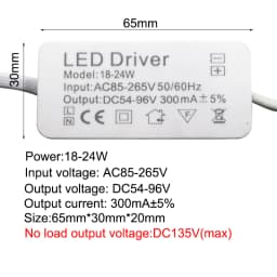 AC85-265V Constant Current Driver 1w 3w 4w 7w 8w 12w 15w 20w 18w 24w 25w 36w LED Driver 300mA Transformer power supply module