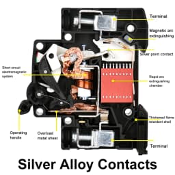 DC1000V MCB Solar DC Circuit Breaker Overload Protection Disconnect Switch 100A 120A 20A 25A 30A 40A 50A 60A Battery Protector