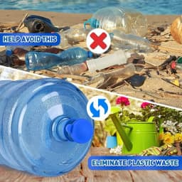 5 Gallon Water Jugs Cap Non-Spill Bottle Caps with Inner Plug Durable Thick Reusable Silicone Water Bottle Cover Drinking Bucket