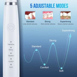 Ultrasonic Scaler for Teeth Cleaning Tartar Removal Plaque Removal Rechargeable Teeth Whitening Oral Care and Dental Cleaner