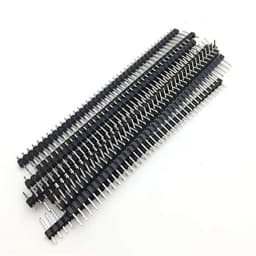 20 Pcs 10 Pairs 40 Pin 1x40 Single Row Male And Female 2.54 Breakable Pin Header PCB JST Connector Strip For Arduino DIY Kit