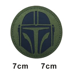 This is how WAY full helmet embroidered armband badge military stripes fastener hook and loop patch