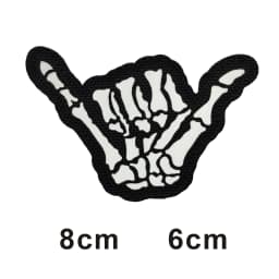 This is how WAY full helmet embroidered armband badge military stripes fastener hook and loop patch
