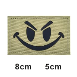 This is how WAY full helmet embroidered armband badge military stripes fastener hook and loop patch