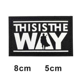 This is how WAY full helmet embroidered armband badge military stripes fastener hook and loop patch