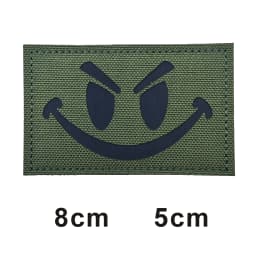 This is how WAY full helmet embroidered armband badge military stripes fastener hook and loop patch