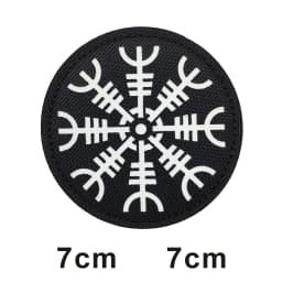 This is how WAY full helmet embroidered armband badge military stripes fastener hook and loop patch