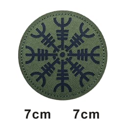 This is how WAY full helmet embroidered armband badge military stripes fastener hook and loop patch