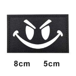 This is how WAY full helmet embroidered armband badge military stripes fastener hook and loop patch