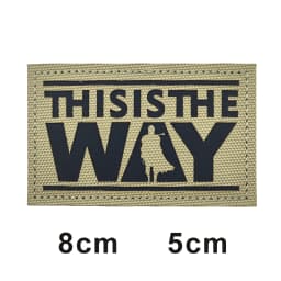 This is how WAY full helmet embroidered armband badge military stripes fastener hook and loop patch