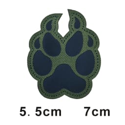 This is how WAY full helmet embroidered armband badge military stripes fastener hook and loop patch