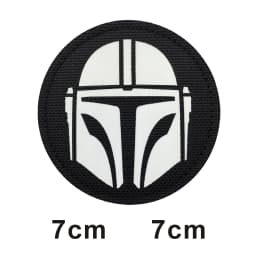 This is how WAY full helmet embroidered armband badge military stripes fastener hook and loop patch