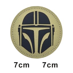 This is how WAY full helmet embroidered armband badge military stripes fastener hook and loop patch