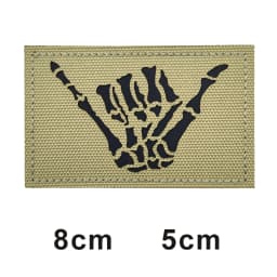 This is how WAY full helmet embroidered armband badge military stripes fastener hook and loop patch