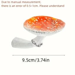 1pc Mushroom Storage Rack, Sundries Storage Decoration, Wall Hanging Mushroom Head Decoration, Wall Decor Home Decor, Room Decor