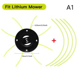 Steel Lawn Mower Head Free 4 Lines Replacement Gasoline/Lithium Grass Trimmer Head Removal Of Garden Weed Brushcutter Part