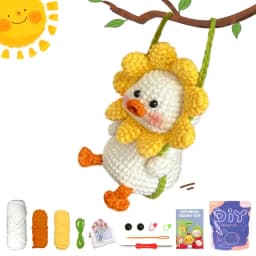 Animal Family Crochet Kit for BeginnersCrochet Starter Kits,DIY Crochet Kit For Beginners,Crocheting Knitting Kit Step-by-Step