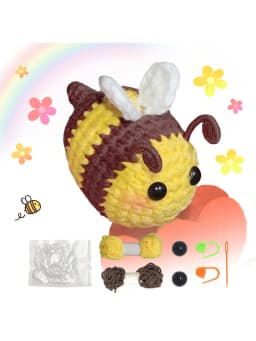 Animal Family Crochet Kit for BeginnersCrochet Starter Kits,DIY Crochet Kit For Beginners,Crocheting Knitting Kit Step-by-Step