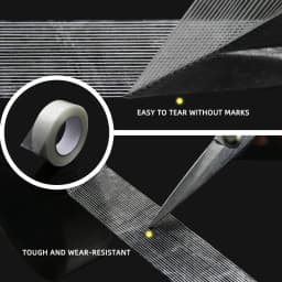 50M Grid Fiber Tape Toy Airplane Model Super Strong Mesh Single-Sided Tape Wear-Resistant Glass Fiber Strong Reinforced Tape