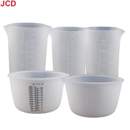 1000ml 600ml 450ml 350ml 250ml 100ml 30ml Measure Cup for Resin Supplies Silicone Measuring Cup for Resin Epoxy DIY Craft Tool