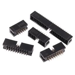 10pcs dip 6P 10P 20P 26P 34P 40P PIN 2.54MM pitch MALE SOCKET straight idc box headers PCB CONNECTOR DOUBLE ROW DC3 HEADER