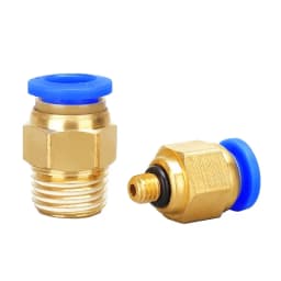 10/50PCS Pneumatic Fitting Air Connector PC 4mm 6mm 8mm 10mm 12mm Thread 1/8" 1/4" 3/8" 1/2" Hose Fittings Pipe Quick Connectors