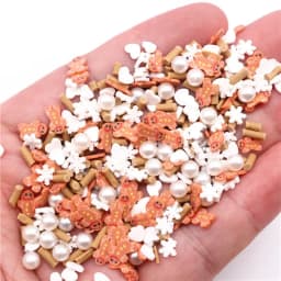 Christmas Polymer Clay Slices Sprinkles Snowflake Penguin Halloween Hot Clay DIY Supplies Nails Art Slime Phone For Gift Toys
