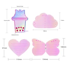 Storage Box Eyelash Extensions Acrylic Lash Holder Eyelashes Pallet Large Eye Lash Tile Dust-proof Cover Beauty Makeup Tools