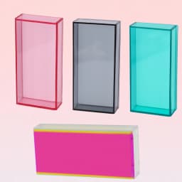 Storage Box Eyelash Extensions Acrylic Lash Holder Eyelashes Pallet Large Eye Lash Tile Dust-proof Cover Beauty Makeup Tools