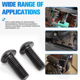 3-150pcs DIN7991 Black Steel 10.9 Hex Socket Countersunk ISO7380 G10.9 Round Allen Hexagon Socket Screw M2 M2.5 M3 M4 M5 M6 M8