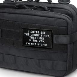 I Gotta See The Candy First&You Read My Patch Hook and Loop Attach for Hats, Jeans, Vest