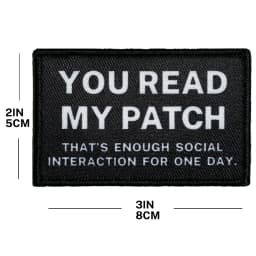 I Gotta See The Candy First&You Read My Patch Hook and Loop Attach for Hats, Jeans, Vest