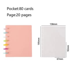 Kpop Photo Album New INS Multi-pockets Loose-leaf Binder 3 Inch Photocard Holder Idol Cards Collect Book Star Chaser