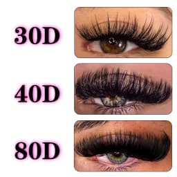 40D Thickness, Mixed Length 8-16mm, D Curl Natural & Anime Look, Reusable Individual Lash Clusters, Lightweight 3D Mink Effect.