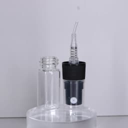 50pcs/batch 2ml Transparent Glass Perfume Sub-Bottle Sample Trial Pack Essential Oil Perfume Container Portable