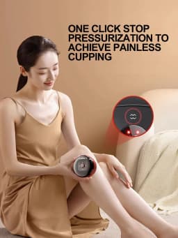 Electric Vacuum Cupping, Scraping, Skin Massage Device, Body Heating, Scraping, Suction Cup Treatment Set, Health and Portabilit