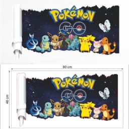 Cartoon Pokémon Pikachu Wall Sticker For Kids Room Living Room Bedroom Wall Decoration Kids Gifts Door Sticker Cute Posters
