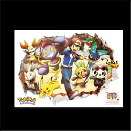 Cartoon Pokémon Pikachu Wall Sticker For Kids Room Living Room Bedroom Wall Decoration Kids Gifts Door Sticker Cute Posters