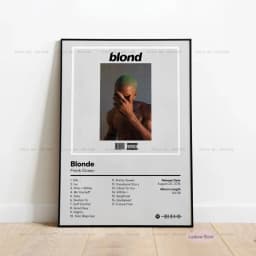 New Frank Poster Prints Ocean Blonde Nostalgia Ultra Hip Hop Music Album Canvas Painting Art Wall Picture Living Room Home Decor