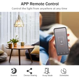 Tuya WiFi US Smart Light Switch Wall Touch Switch Neutral wire/No Neutral wire Required 120 Type Work with Alexa, Google Home