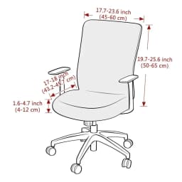 1PC Solid Color Office Armchair Cover Stretch Spandex Computer Chair Covers Lift Rotating Chair Case Funda Silla Escritorio