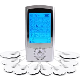 TENS Machine EMS Muscle Stimulator USB Charging for Pain Relief Treatment Using 16 Mode Dual Channel Electronic Pulse Massager