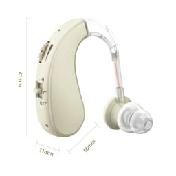 1 Set Mini Digital Hearing Aid fittings for Elderly Portable Sound Amplifier Rechargeable Adjustable Hearing Aid for Seniors