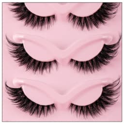 5 Pairs Cat Eye Lashes Faux Mink Eyelashes Natural Long Manga Lashes Winged End Eye Elongated Eyelashes Fake Lashes Makeup