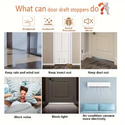 1Pc 1 Meter Door Bottom Sealing Strip Self-Adhesive Aoors And Windows,Sound Insulation, Windproof, Porous Sealing Strip 1Pc 1 Me