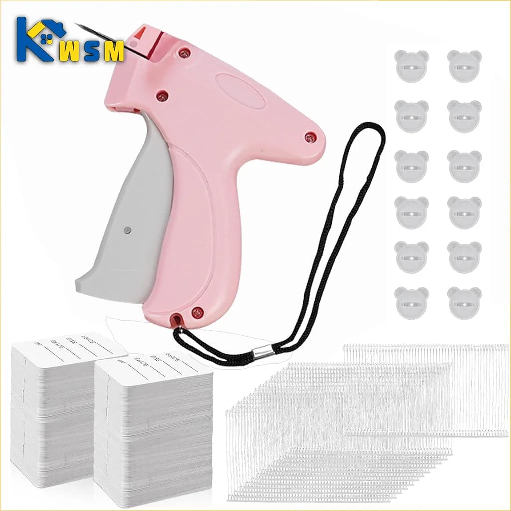Garment Label Gun Quilt Holder Hangtag Gun Soft Silicone Pinless Snap Single Needle Sewing Gun Non-Tracking Sheet Anti-slip Tool