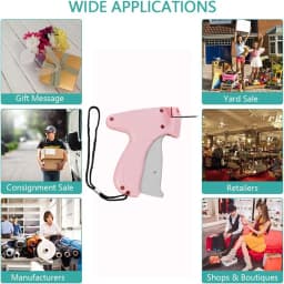 Garment Label Gun Quilt Holder Hangtag Gun Soft Silicone Pinless Snap Single Needle Sewing Gun Non-Tracking Sheet Anti-slip Tool