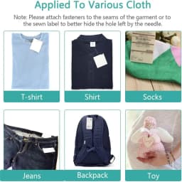 Garment Label Gun Quilt Holder Hangtag Gun Soft Silicone Pinless Snap Single Needle Sewing Gun Non-Tracking Sheet Anti-slip Tool