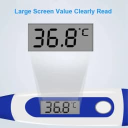 Pulse Oximeter Finger Clip Pulse Thermometer Electronic Soft Head Oral Armpit Temperature Measurement Household Adults Children