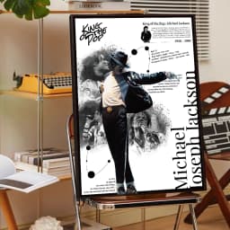 Michael Jackson Classic Vintage Posters Whitepaper Prints Posters Artwork Kawaii Room Decor